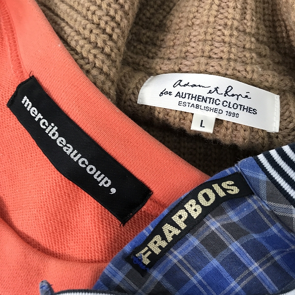 実際に弊社で買取させて頂いた 【おまとめ】フラボア /アダムエロペ/メルシーボークー 他 シャツ/カーディガン/パンツ 等の画像 1枚目