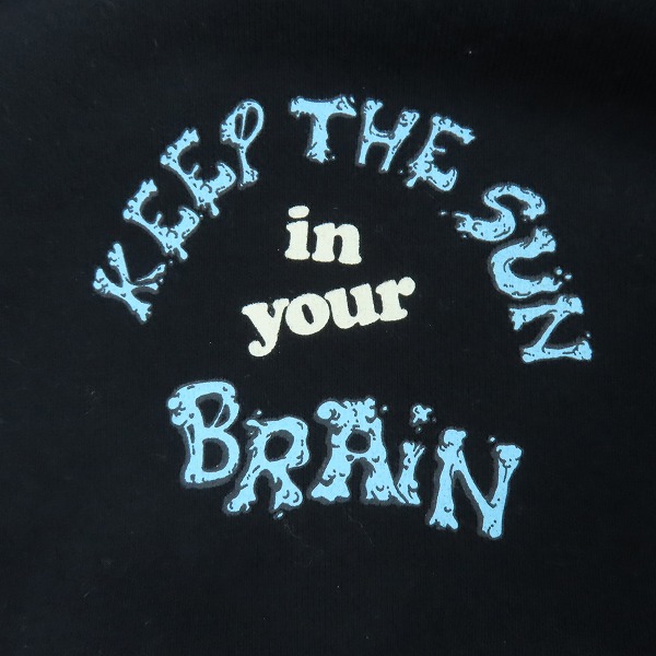 実際に弊社で買取させて頂いたUNDERCOVER/アンダーカバー  23AW SWEAT KEEP THE SUN BRAIN ブラック UC2C4891-1/4の画像 3枚目