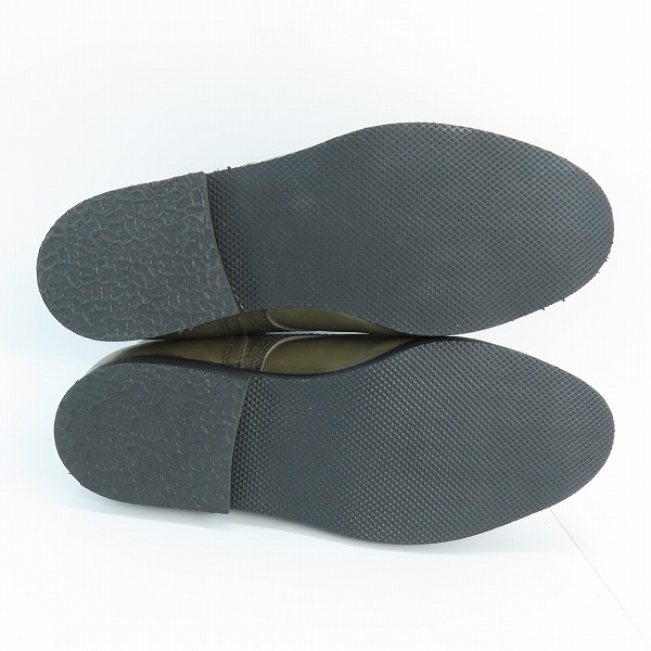 実際に弊社で買取させて頂いたDIRK BIKKEMBERGS/ダークビッケンバーグ ブーツ/カーキ系 /41の画像 2枚目