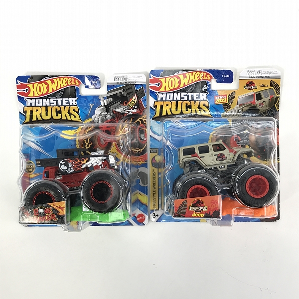 実際に弊社で買取させて頂いた【おまとめ/未開封】Hot Wheels/ホットウィール MONSTER TRUCKS ジュラシックパーク JEEP/BIG FOOT/HUMVEE 他の画像 1枚目