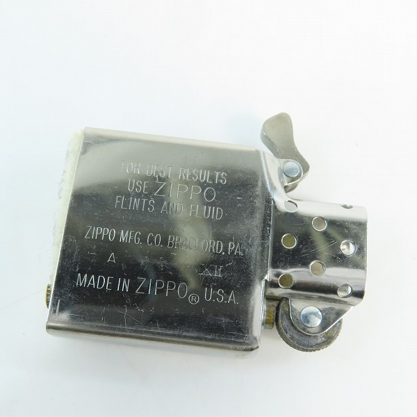 実際に弊社で買取させて頂いたZIPPO/ジッポー Schott N.Y.C. MADE IN USA ショット ロゴ 1996年製の画像 5枚目