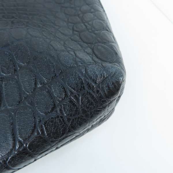 実際に弊社で買取させて頂いたBALLY/バリー クロコ型押し/肩がけバッグの画像 6枚目