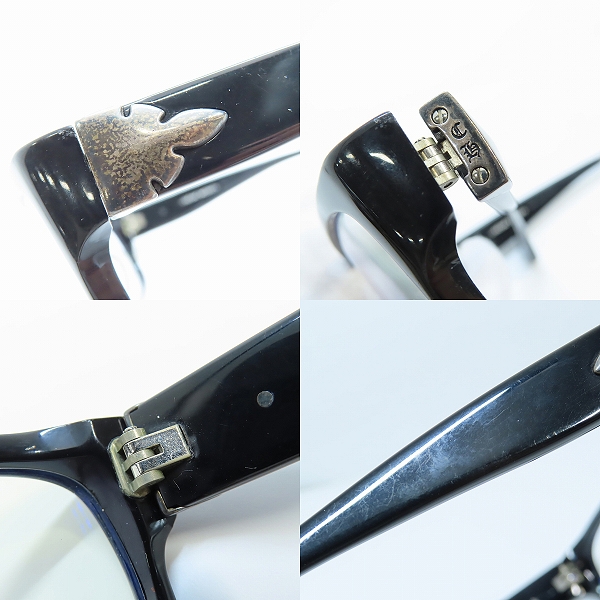 実際に弊社で買取させて頂いたCHROME HEARTS/クロムハーツ HOT POCKET A メガネフレーム アイウェアの画像 8枚目
