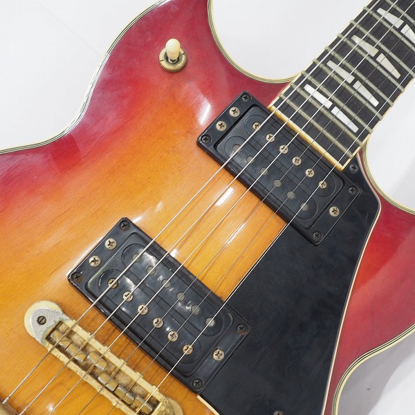 実際に弊社で買取させて頂いた★【使用感有り】YAMAHA/ヤマハ SG-1000/SG1000 エレキギター チェリーサンバースト コイルタップ搭載 ソフトケース付の画像 4枚目