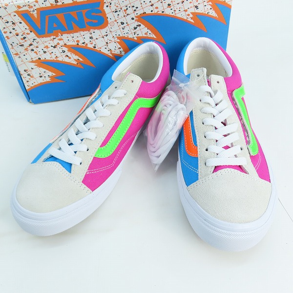 実際に弊社で買取させて頂いた【未使用】 VANS/バンズ BILLYS V36OG OLD SKOOL オールドスクール PINK/BLUE 564956-0006/28