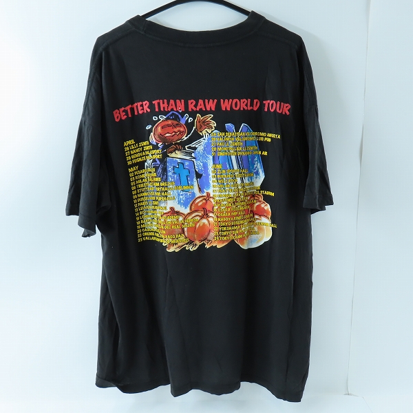 実際に弊社で買取させて頂いたRED WOOD製 HELLOWEEN/ハロウィン BETTER THAN RAW WORLD TOUR 1998 バンドTシャツ/Lの画像 1枚目