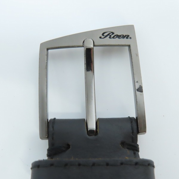 実際に弊社で買取させて頂いたRoen/ロエン スカル レザーベルトの画像 1枚目