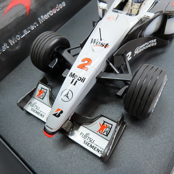 実際に弊社で買取させて頂いたMcLaren/マクラーレン 1/18 West McLaren Mercedes F1 ウエスト/ベンツの画像 3枚目