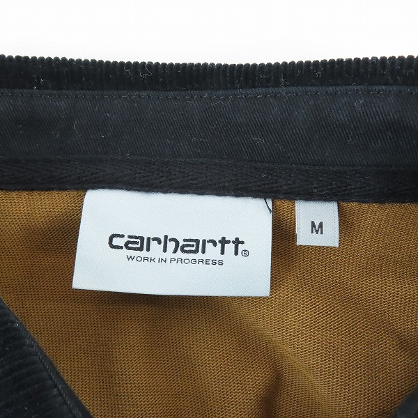実際に弊社で買取させて頂いたCarhartt WIP/カーハート L/S CORD RUGBY POLO ポロシャツ I028289 Mの画像 2枚目