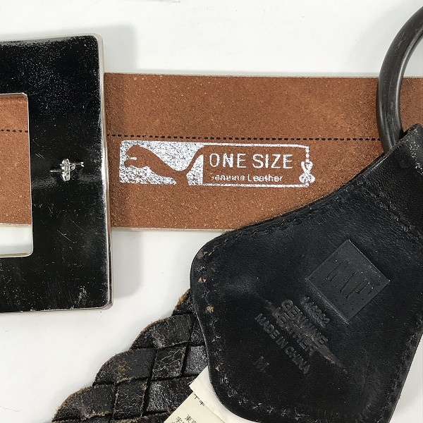 実際に弊社で買取させて頂いた【おまとめ/未使用含む】ノーアイディー/プーマ/ギャップ 等 バックル/ベルト 他の画像 2枚目