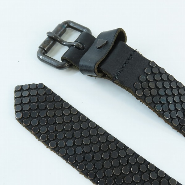 実際に弊社で買取させて頂いたHTC/エイチティーシー スタッズ フラット ベルト 11SHTCI042 85/34の画像 1枚目