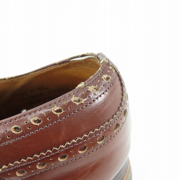 実際に弊社で買取させて頂いたChurch's/チャーチ ウィングチップ レザーシューズ 70の画像 7枚目