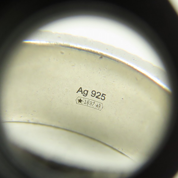 実際に弊社で買取させて頂いたGUCCI/グッチ ダブルG シルバー リング 551899 J8400 0811/10号の画像 7枚目