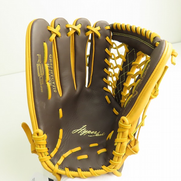 実際に弊社で買取させて頂いた【未使用】Rawlings/ローリングス HYPER TECH COLOR SYNC 外野手用/一般軟式野球用/左投げ用 GR4HTCY719の画像 2枚目