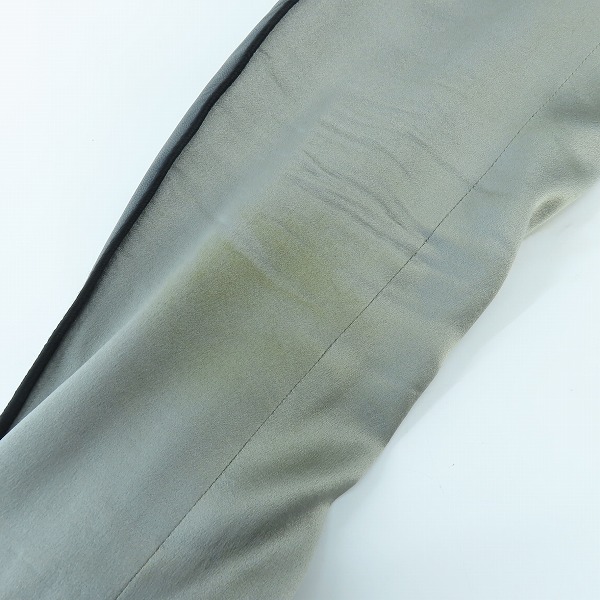 実際に弊社で買取させて頂いたISAMU KATAYAMA BACKLASH/バックラッシュ サテンシルク100% シープレザー スカジャン 1208-01/2の画像 6枚目