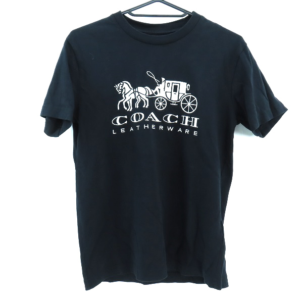 実際に弊社で買取させて頂いたCOACH/コーチ ホースアンドキャリッジ Tシャツ ブラック/XS