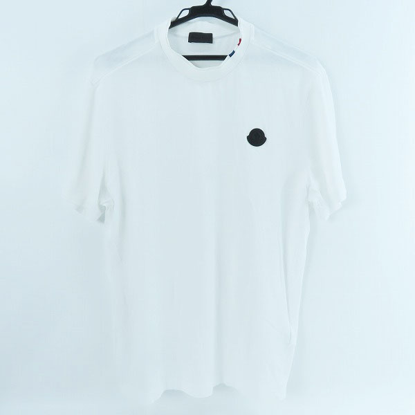 実際に弊社で買取させて頂いた【JPタグ】MONCLER/モンクレール MAGLIA T-SHIRT/Tシャツ ラバー ロゴワッペン カットソー G20918C00028 829H8/M