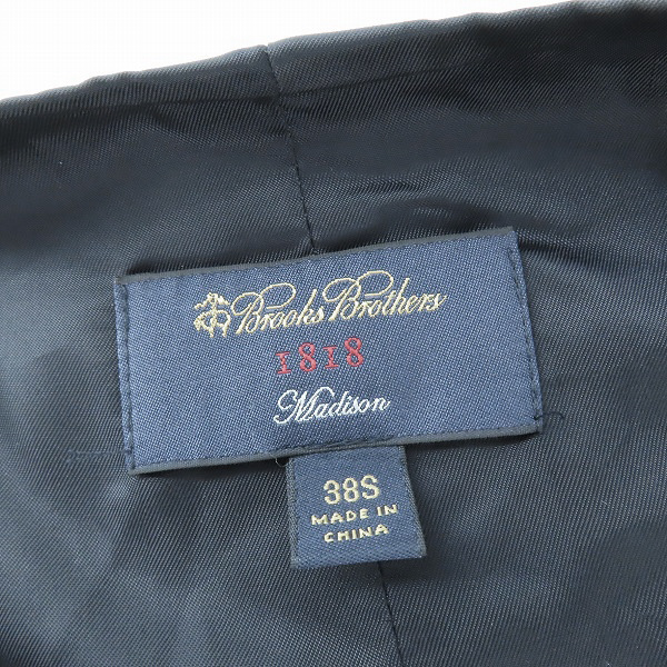 実際に弊社で買取させて頂いたBrooks Brothers/ブルックスブラザーズ Madison チェック柄 ベスト/ジレ/38Sの画像 2枚目