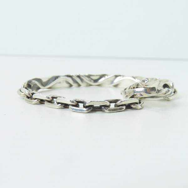 実際に弊社で買取させて頂いたDEAL DESIGN/ディールデザイン RT:ID BRACELET シルバーブレスレット/950の画像 4枚目