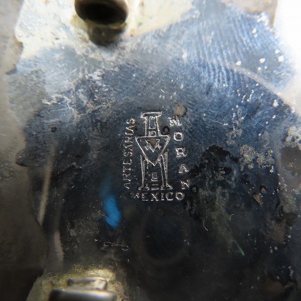 実際に弊社で買取させて頂いたARTESANIAS MORAN MEXICO/アルテサニア モーラン メキシコ製 ビンテージ/ヴィンテージ 唐草 ベルトバックルの画像 4枚目