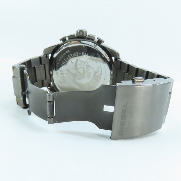 実際に弊社で買取させて頂いたDIESEL/ディーゼル ONLY THE BRAVE クロノグラフ DZ-4329【動作未確認】の画像 3枚目