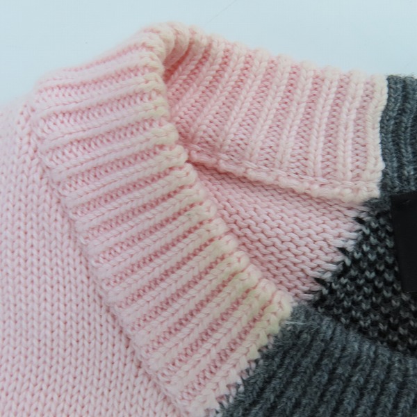 実際に弊社で買取させて頂いた【JPタグ】VERSACE/ヴェルサーチ カシミヤ混 ニット セーター A84887/46 の画像 6枚目