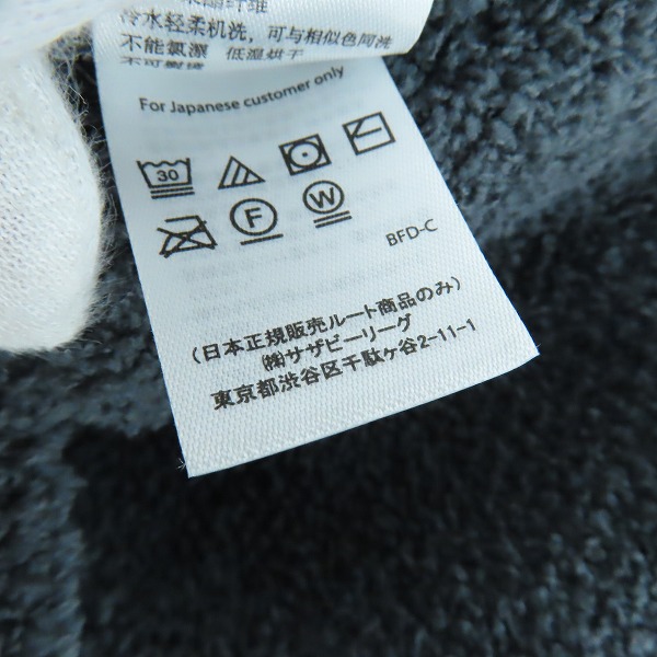 実際に弊社で買取させて頂いたBAREFOOT DREAMS × Ron Herman/ベアフットドリームス×ロンハーマン ジップアップパーカー SZMCC1785/Lの画像 4枚目