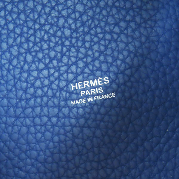 実際に弊社で買取させて頂いたHermès/エルメス トリヨンクレマンス ブルージーン ピコタンロックPMの画像 4枚目