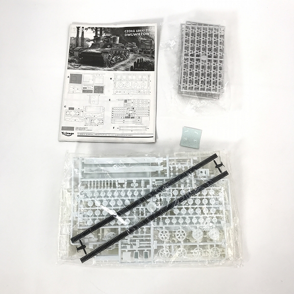 実際に弊社で買取させて頂いた【未組立】タミヤ/ミラージュホビー 他 1/35 ドイツ フィールドキッチンセット/Czolg Lekki 7TP 等 3点セットの画像 2枚目