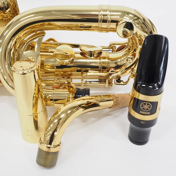 実際に弊社で買取させて頂いた★YAMAHA/ヤマハ YBS-62II/YBS62-2 バリトンサックス 彫刻有り ゴールド ハードケース付の画像 8枚目