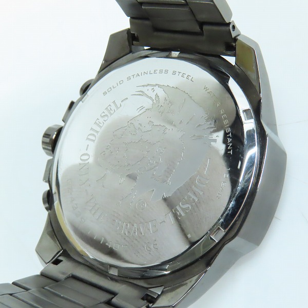 実際に弊社で買取させて頂いたDIESEL/ディーゼル ONLY THE BRAVE クロノグラフ DZ-4329【動作未確認】の画像 4枚目