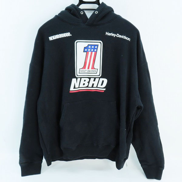 実際に弊社で買取させて頂いたNEIGHBORHOOD×HARLEY DAVIDSON/ネイバーフッド×ハーレーダビッドソン スウェットパーカー 222UW05N-CSM01/XL