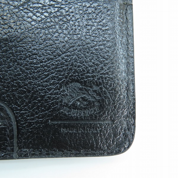 実際に弊社で買取させて頂いたIL BISONTE/イルビゾンテ 2024AW ボックスフラップ スクエア レザーウォレット/財布の画像 6枚目