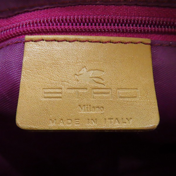 実際に弊社で買取させて頂いたETRO/エトロ ペイズリー柄 ハンドバッグの画像 4枚目