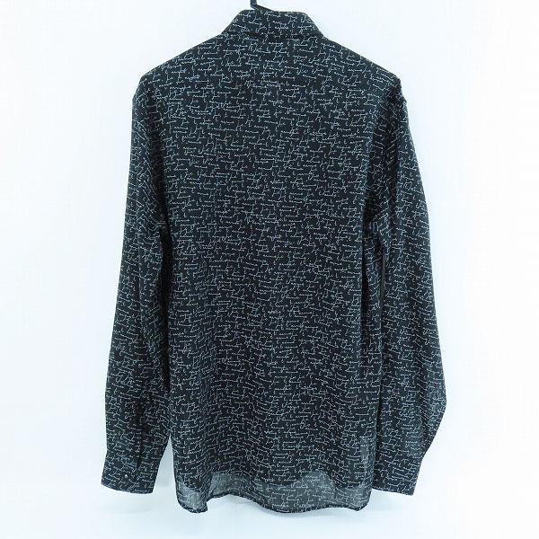 実際に弊社で買取させて頂いた【JPタグ】SAINT LAURENT/サンローラン JE T'AIME 総柄プリント ウールシャツ 481867 Y332R Size：39の画像 1枚目