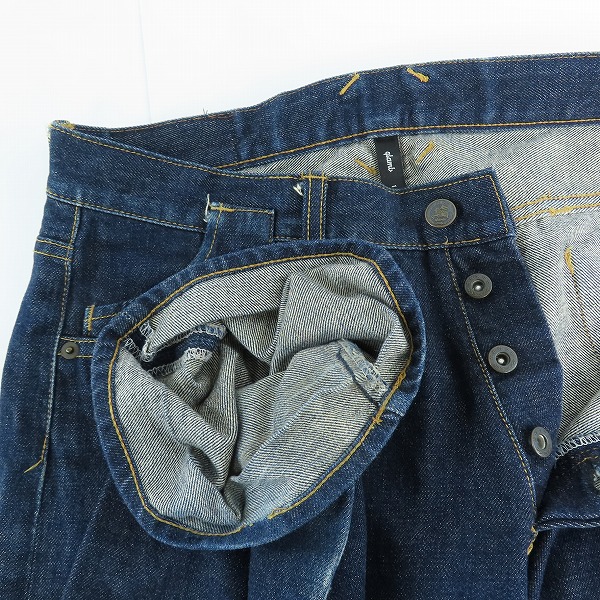 実際に弊社で買取させて頂いたglamb/グラム インディゴデニムパンツ/ペインターパンツ GB09WT/P14/2の画像 2枚目