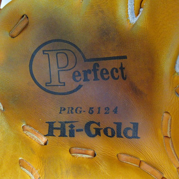 実際に弊社で買取させて頂いたHi-Gold/ハイゴールド Perfect PRG-5124 野球 軟式 内野手用 グローブの画像 4枚目