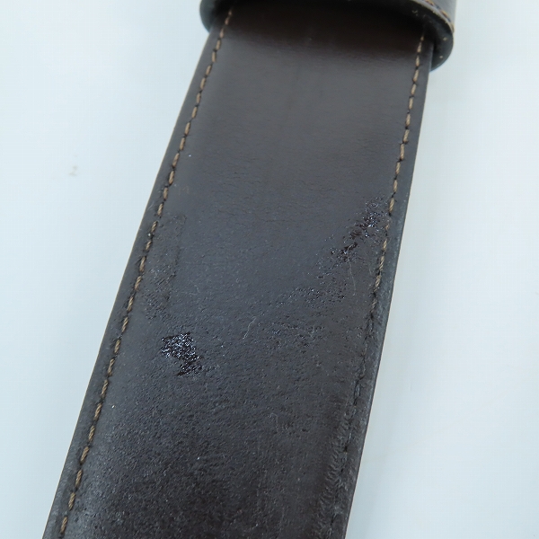 実際に弊社で買取させて頂いたS.T.Dupont/デュポン レザーベルト の画像 4枚目