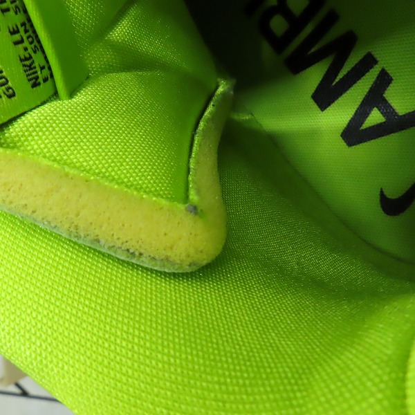 実際に弊社で買取させて頂いたNIKE×AMBUSH/ナイキ×アンブッシュ DUNK HIGH "FLASH LIME" ダンクハイ フラッシュライム CU7544-300 25.5の画像 6枚目