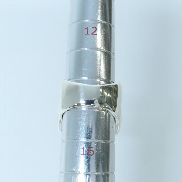 実際に弊社で買取させて頂いたCRAZY PIG/クレイジーピッグ LARGE EVIL SKULL/ラージ エビルスカル リングｗ/K18 ファングゴールド/14.5号の画像 8枚目