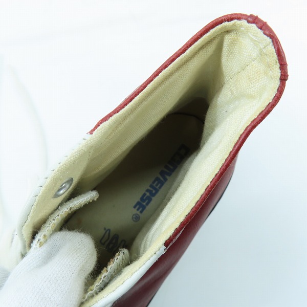 実際に弊社で買取させて頂いたCONVERSE/コンバース あしたのジョー限定コラボハイカットスニーカー 1S981/27の画像 4枚目