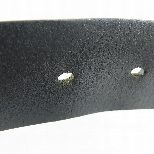 実際に弊社で買取させて頂いたGUCCI/グッチ Gバックル レザーベルト 162931 492694 85・34の画像 8枚目