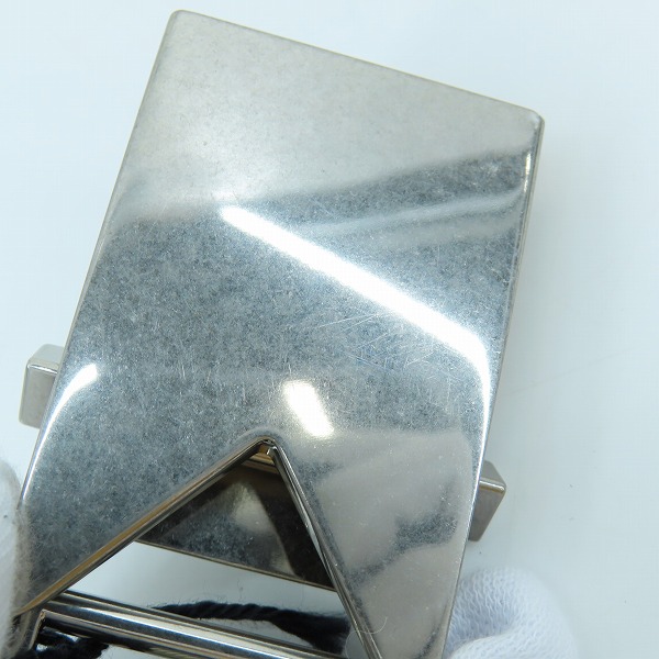 実際に弊社で買取させて頂いた【未使用】BOTTEGA VENETA/ボッテガヴェネタ リボンストラップ ボーダー ライン ベルト 629663 VBWJ1 1221の画像 5枚目