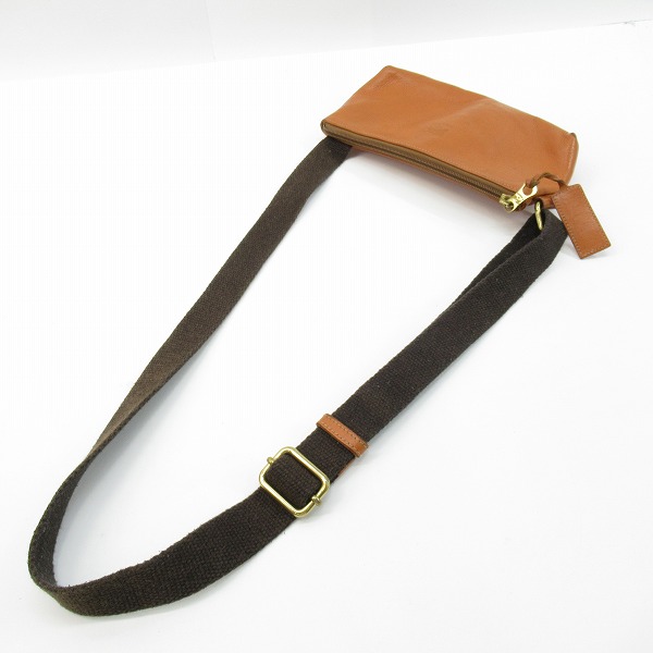 実際に弊社で買取させて頂いたIL BISONTE/イルビゾンテ レザー ショルダーバッグ/ボディバッグの画像 2枚目