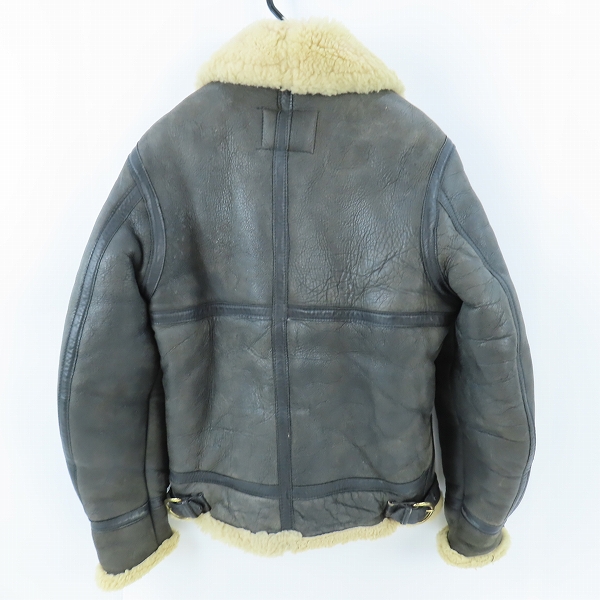 実際に弊社で買取させて頂いた【難有り】Schott/ショット TYPE B-3 フライトジャケット/ムートンジャケット AC-18606/32の画像 1枚目