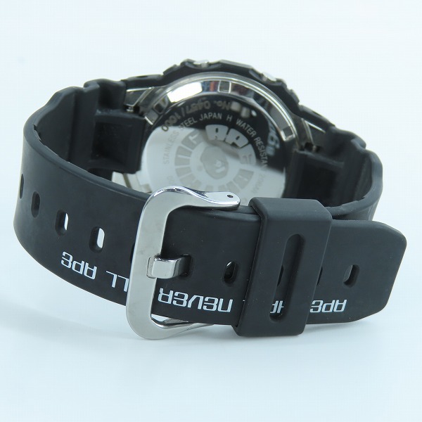 実際に弊社で買取させて頂いたG-SHOCK/Gショック×A BATHING APE/ア ベイシング エイプ コラボ DW-5000 【動作未確認】の画像 2枚目