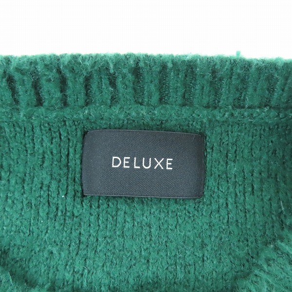 実際に弊社で買取させて頂いたDELUXE/デラックス クルーネックニット 22AD3189/Lの画像 2枚目