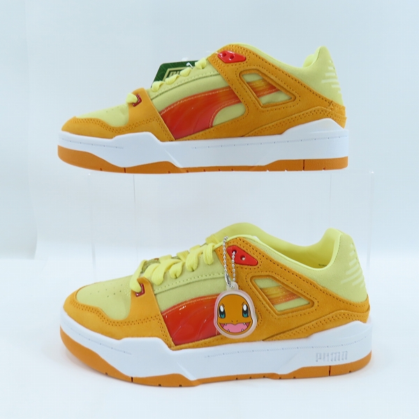 実際に弊社で買取させて頂いた【未使用】POKEMON×PUMA/ポケモン×プーマ SLIPSTREAM CHARMANDER/スリップストリーム ヒトカゲ スニーカー 387686-01/23.5の画像 3枚目
