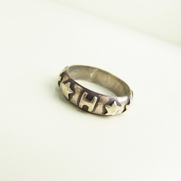 実際に弊社で買取させて頂いたHOLLYWOOD RANCH MARKET/ハリウッドランチマーケット ロゴ/スター シルバーリング/20号