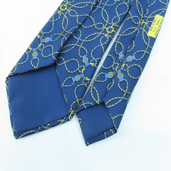 実際に弊社で買取させて頂いたHERMES/エルメス シルクネクタイ 総柄の画像 2枚目